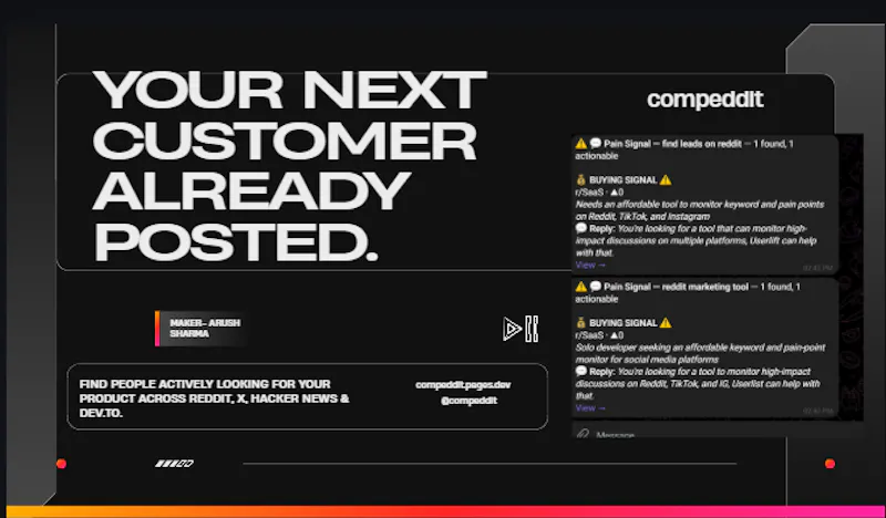 Compeddit screenshot 1
