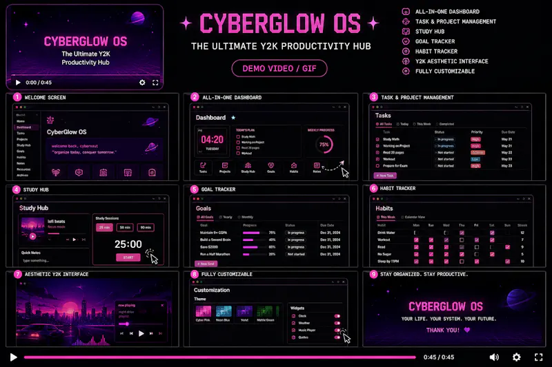 CyberGlow OS screenshot 3
