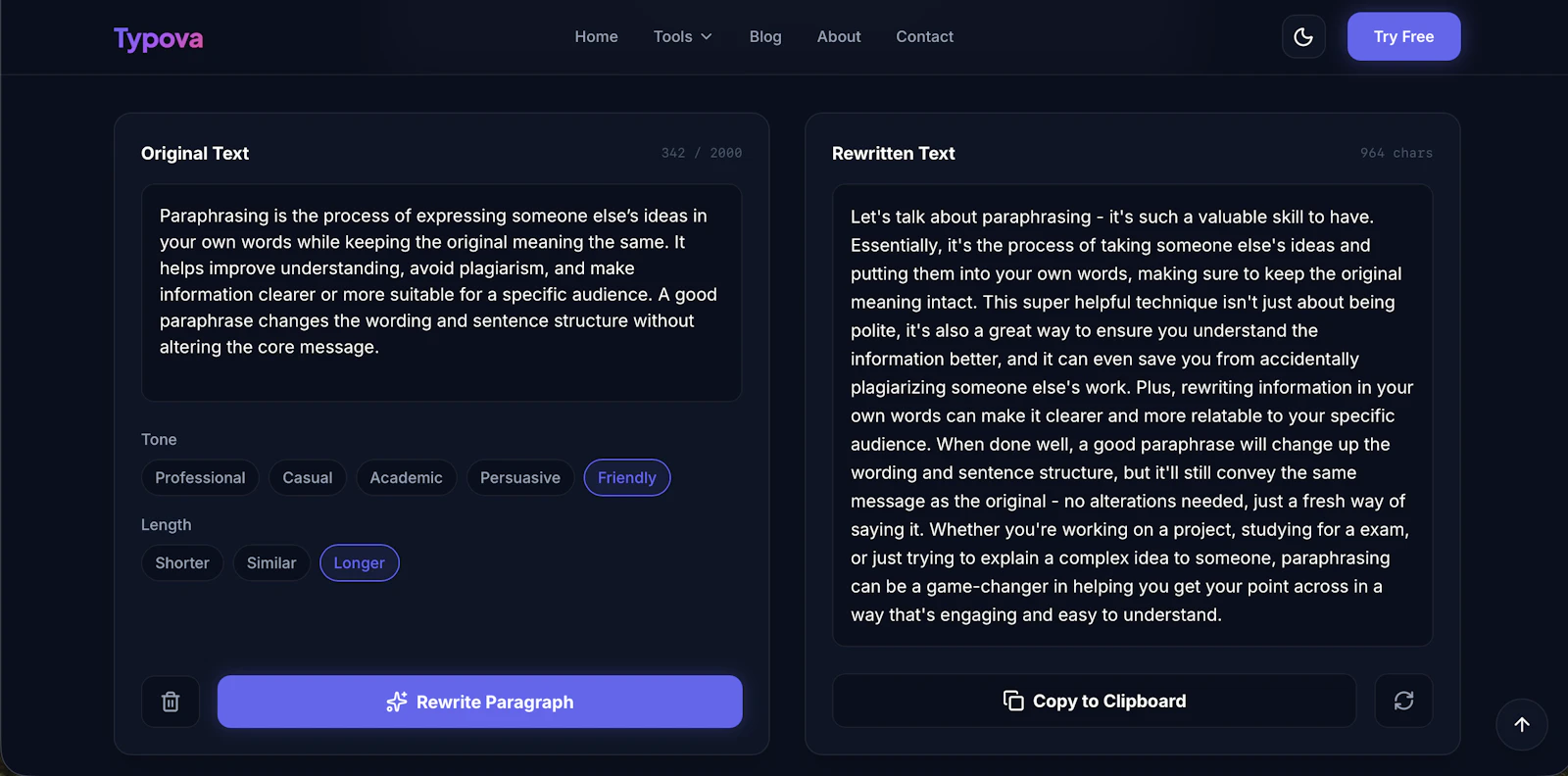 Typova screenshot 2