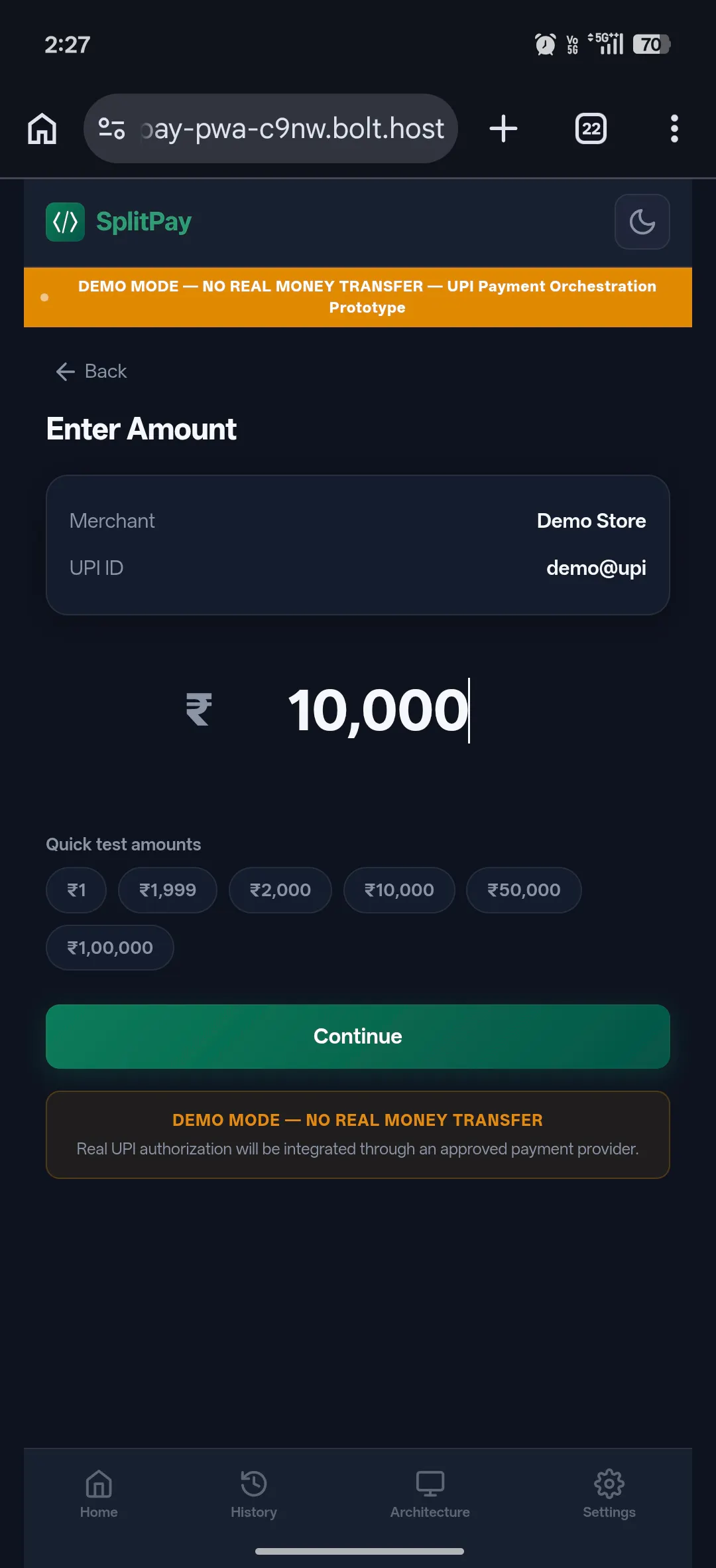 SplitPay — UPI Payment Orchestration gallery image