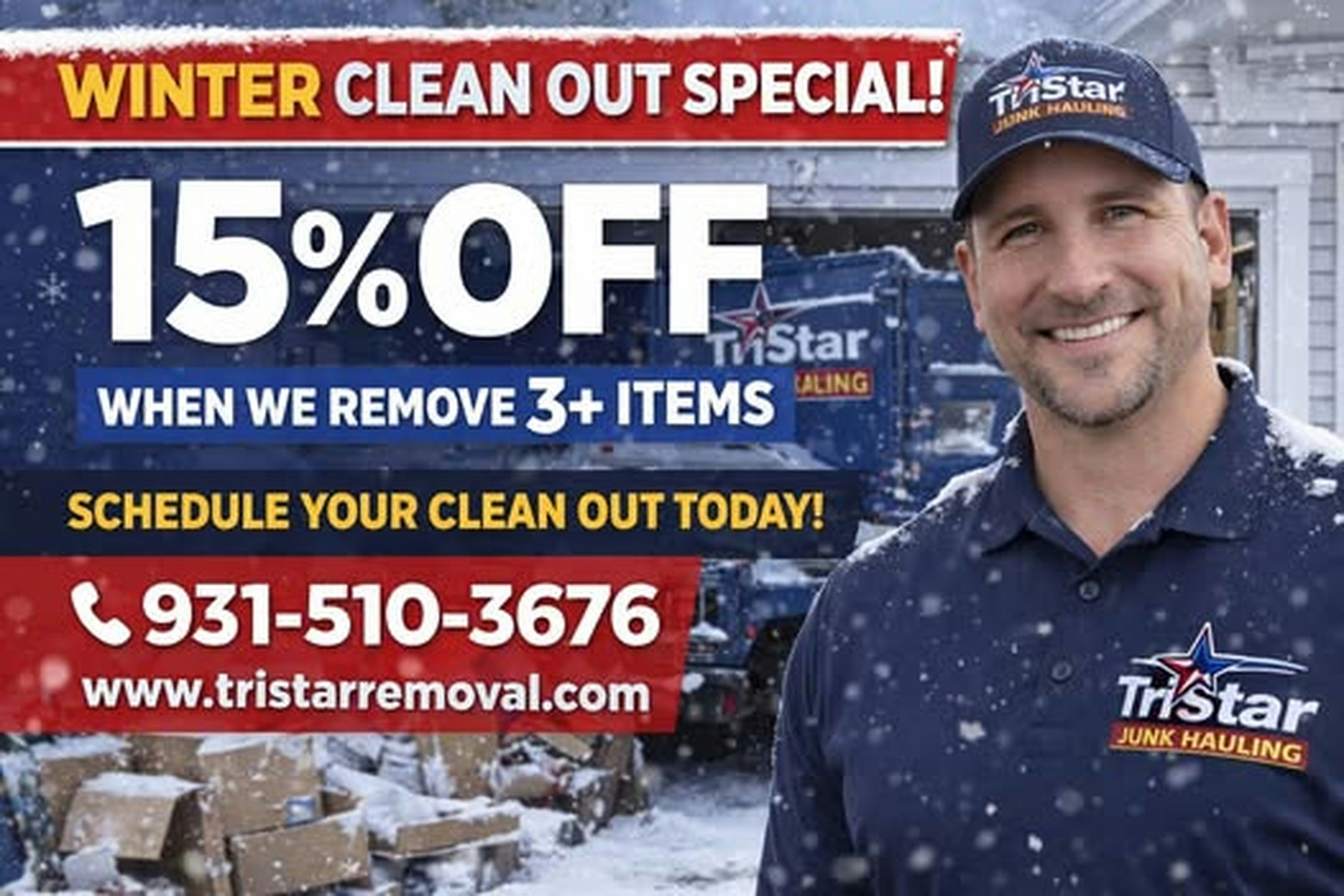 TRISTAR JUNK HAULING  - Product Hunt launch logo and brand identity