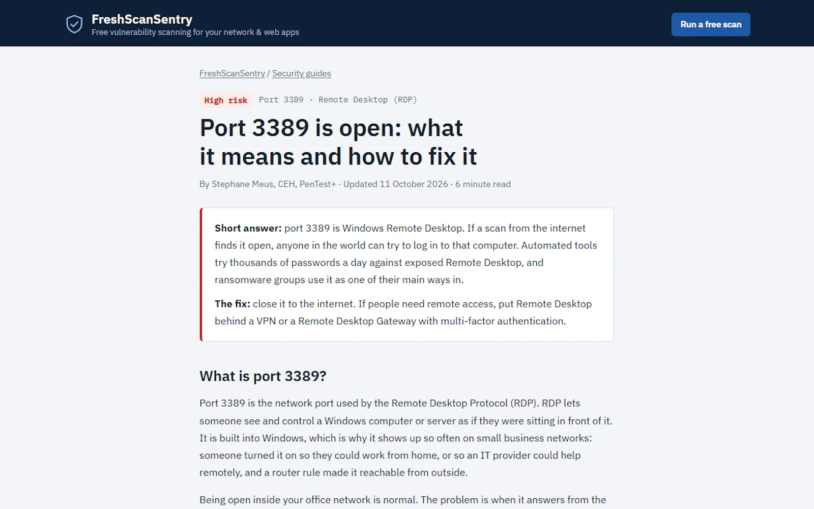 FreshScanSentry screenshot 6