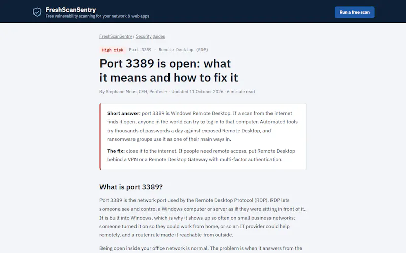 FreshScanSentry screenshot 6
