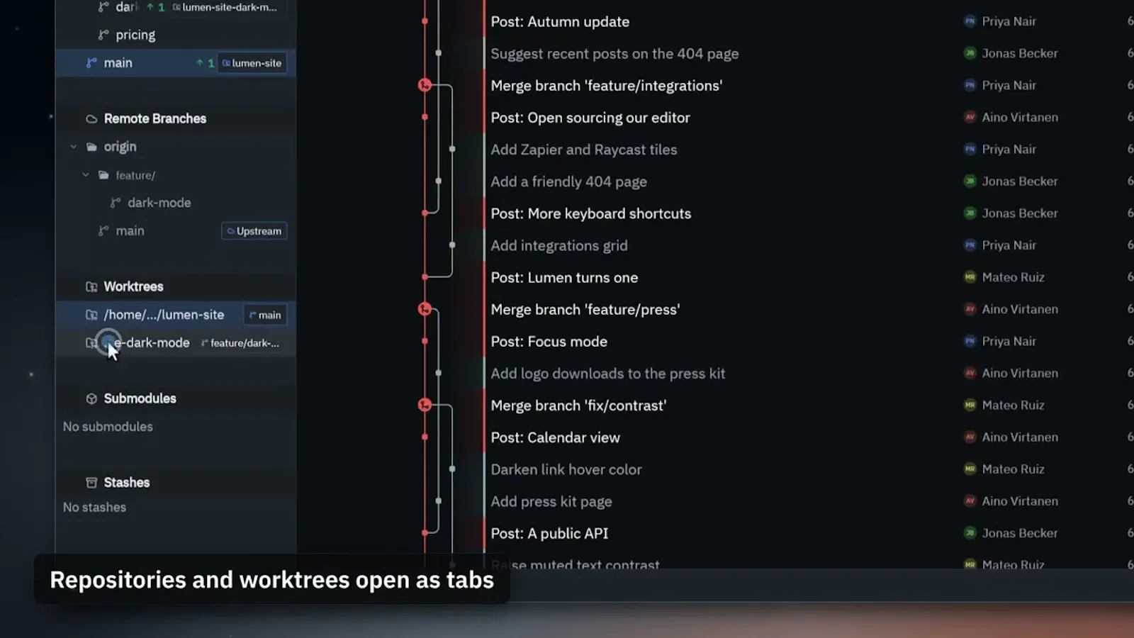 GitComet 0.3.0 screenshot 1 (video preview)