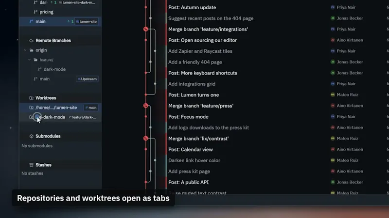 GitComet 0.3.0 screenshot 1 (video preview)