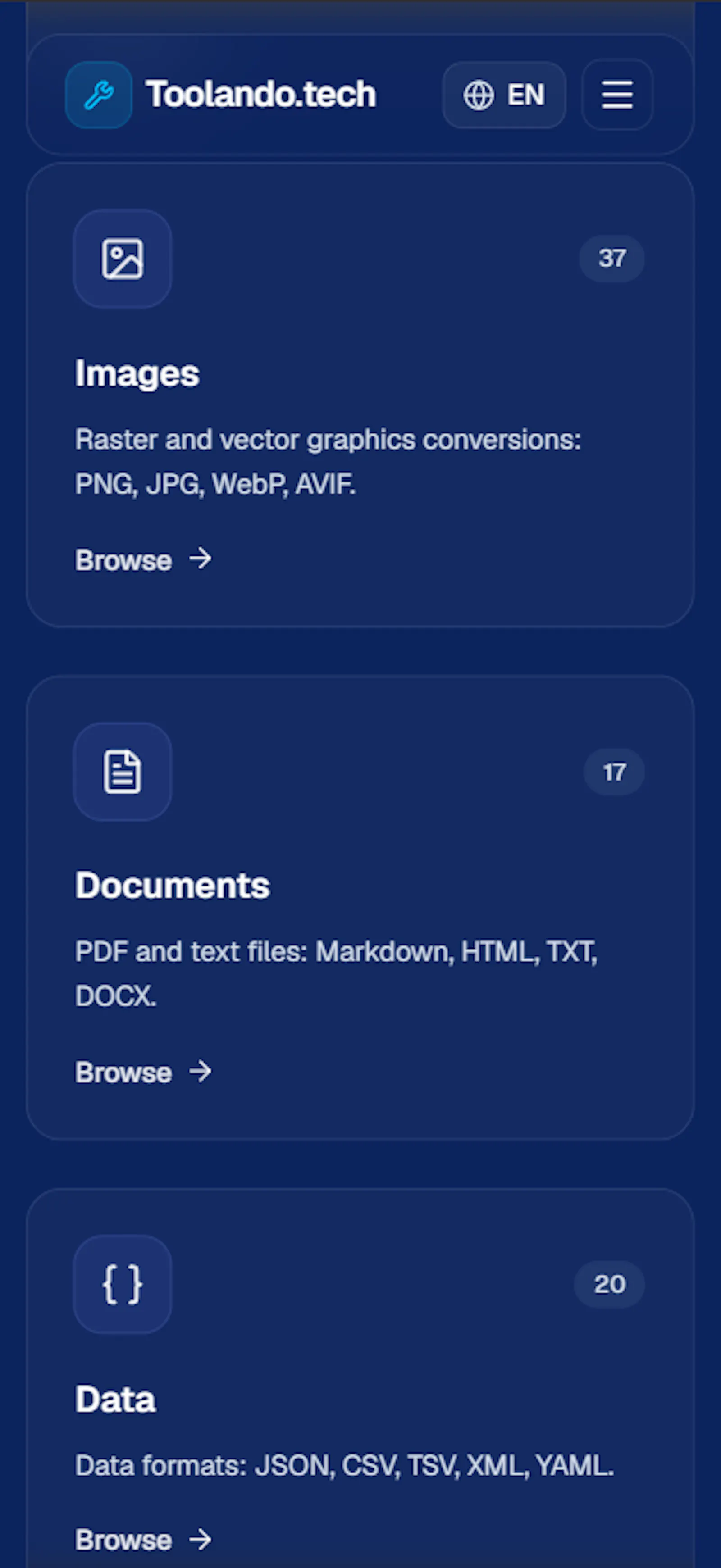Toolando.tech screenshot 12