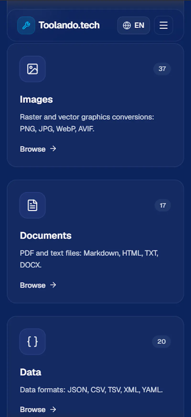 Toolando.tech screenshot 12