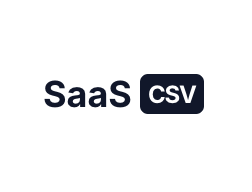 SaaSCSV - Product Hunt launch logo