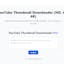 YouTube Thumbnail Downloader