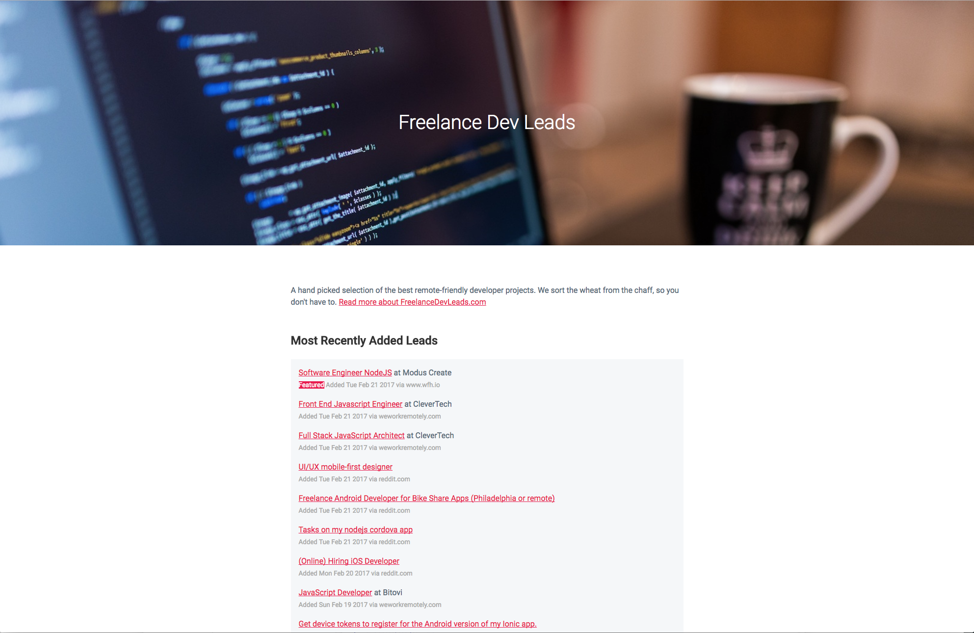 Freelance Dev Leads gallery image