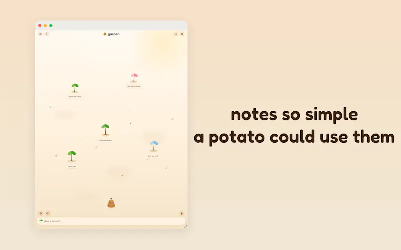 spudnote: calm notes screenshot 2