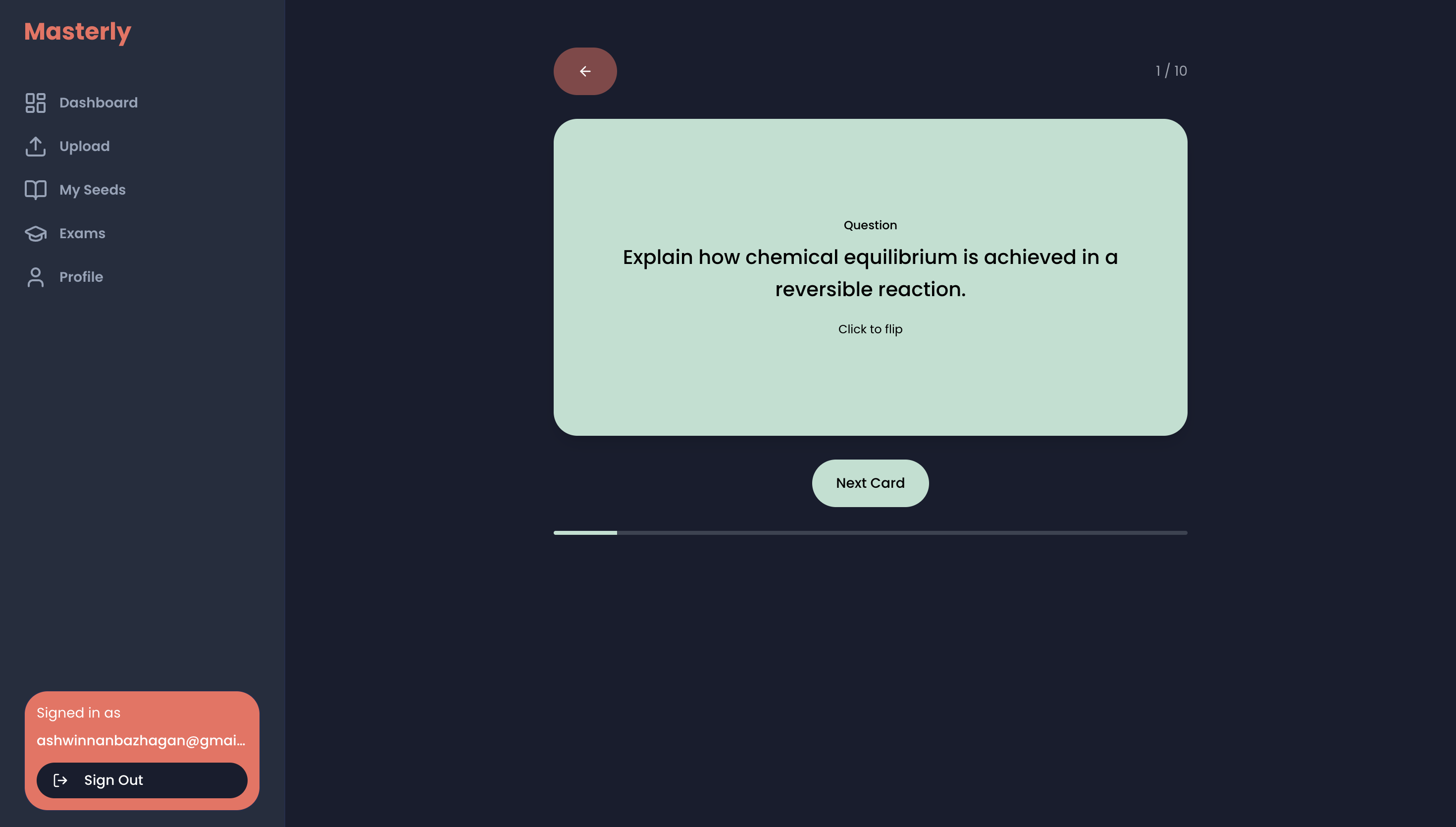 Masterly AI - Flashcards & Quiz gallery image