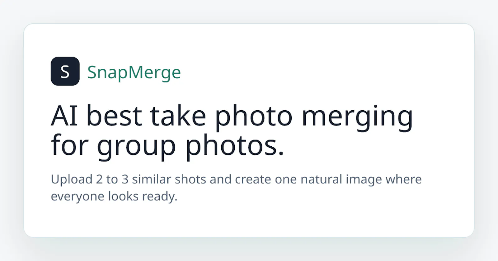 SnapMerge screenshot 1