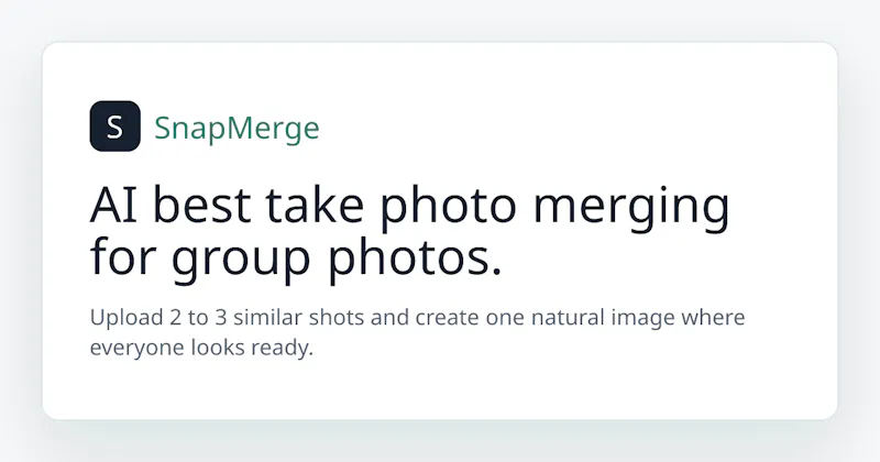 SnapMerge screenshot 1