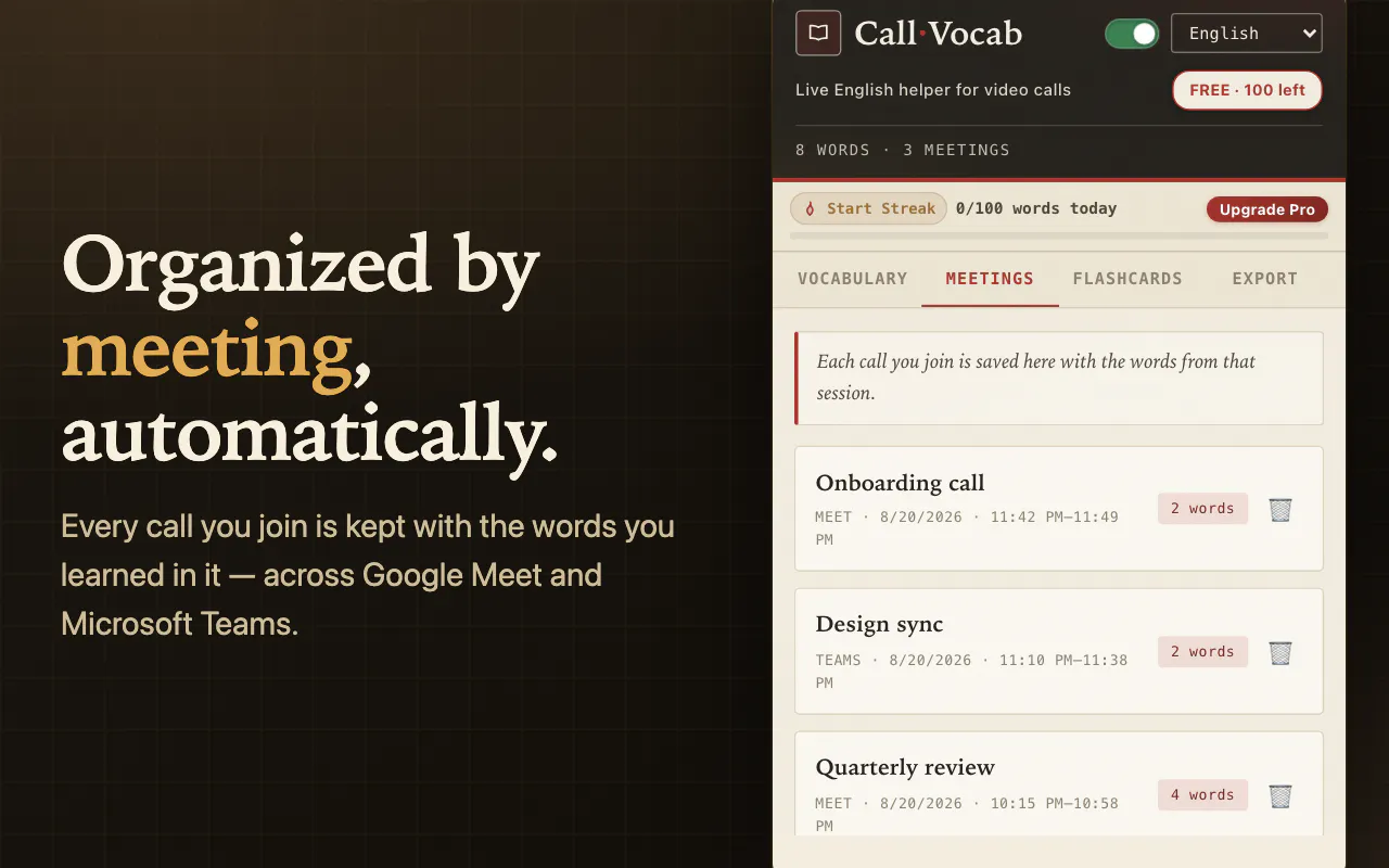 CallVocab gallery image