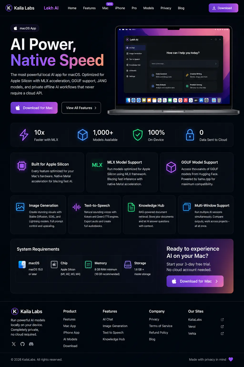 Lekh AI Pro – Local AI Studio gallery image