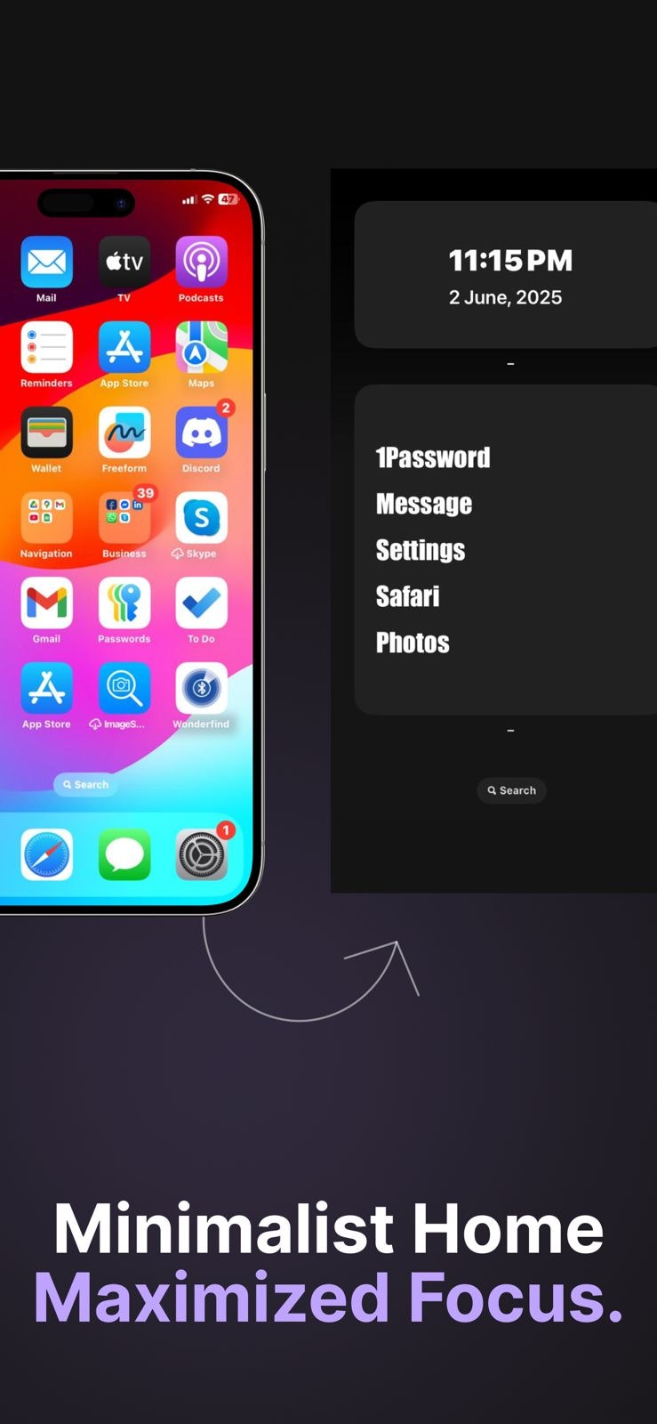 LessPhone: Minimalist Launcher for iOS screenshot 7