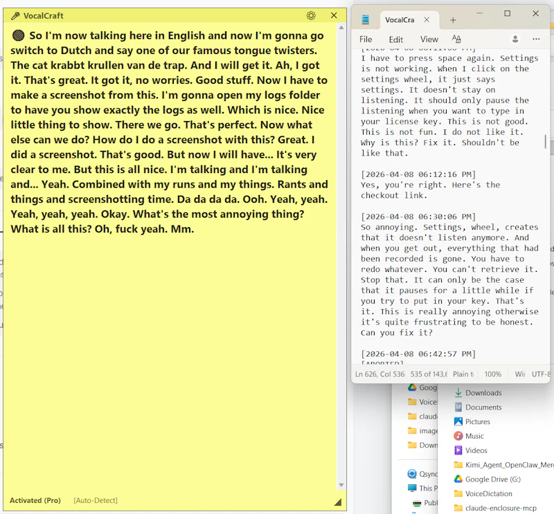 VocalCraft: Lifetime Offline Dictation screenshot 5