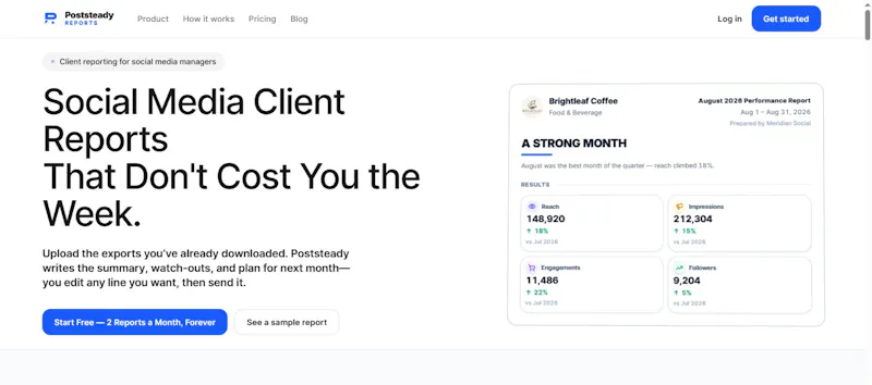 Poststeady screenshot 2