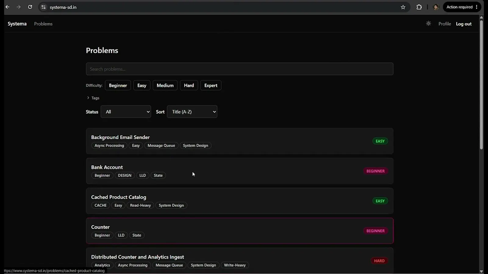 Systema screenshot 1 (video preview)