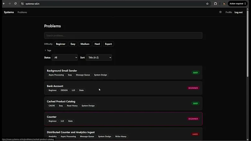 Systema screenshot 1 (video preview)