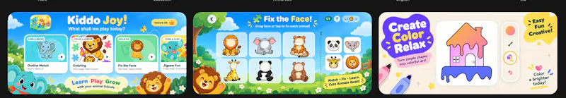 Fun Educational Games - KiddoJoy screenshot 1