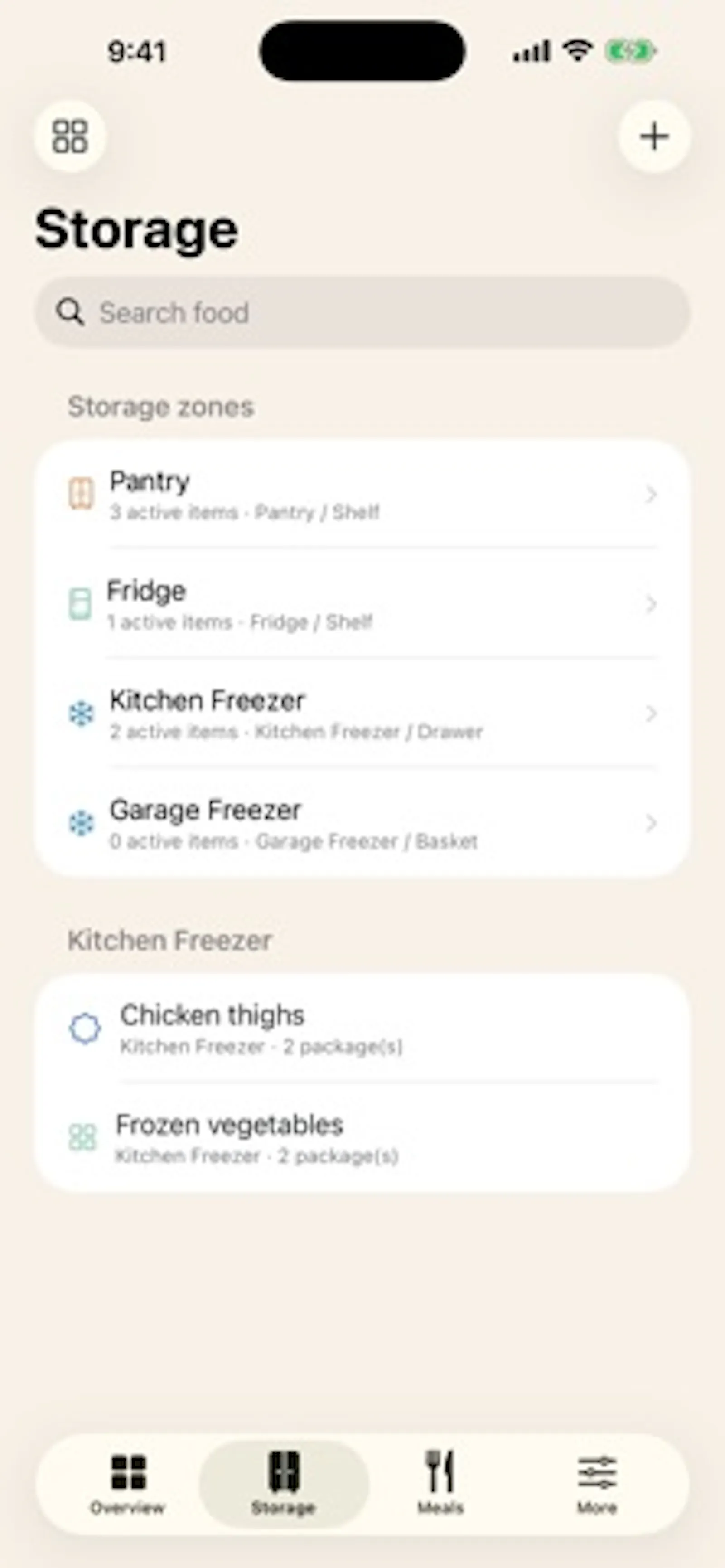 PantryGrid: Home Food Map screenshot 1