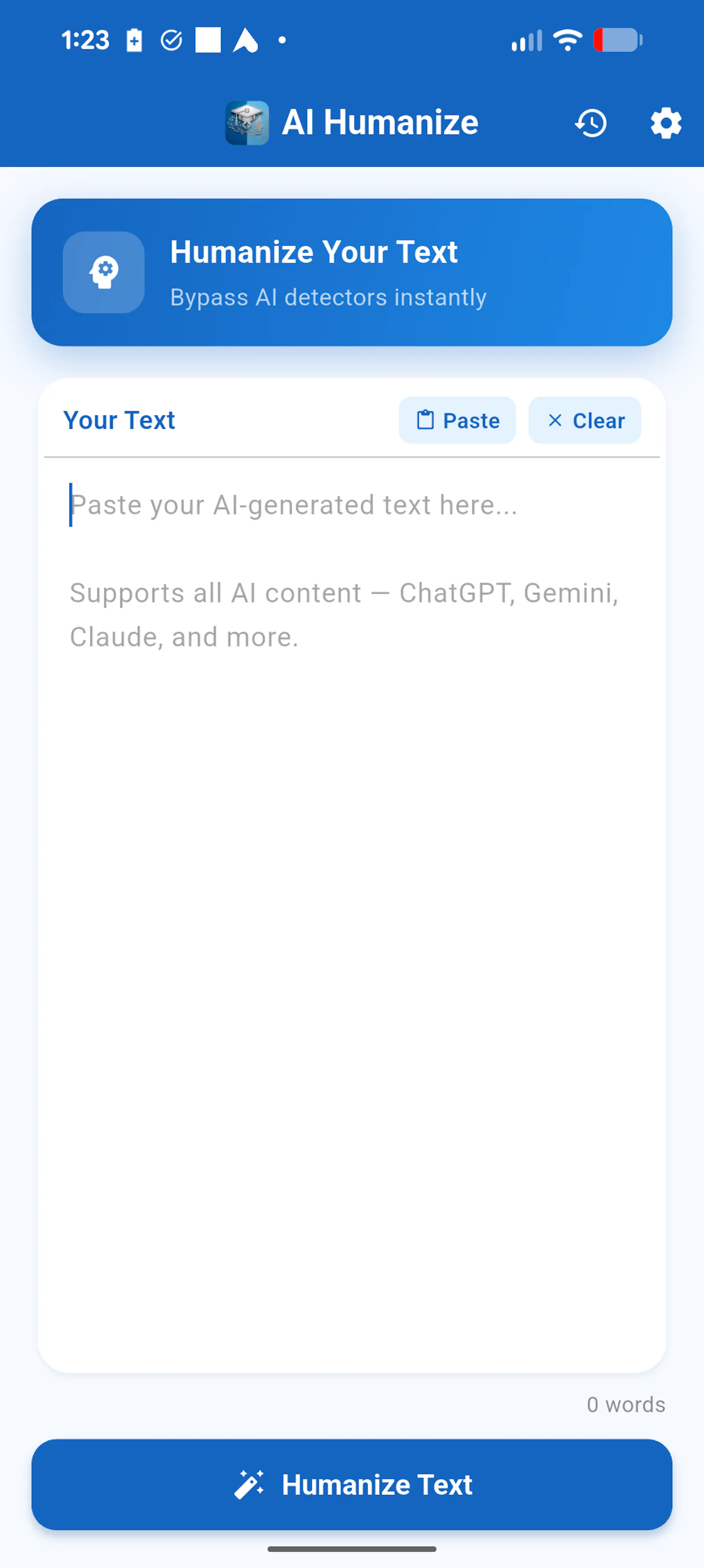 Humanize AI · Text Humanizer screenshot 1