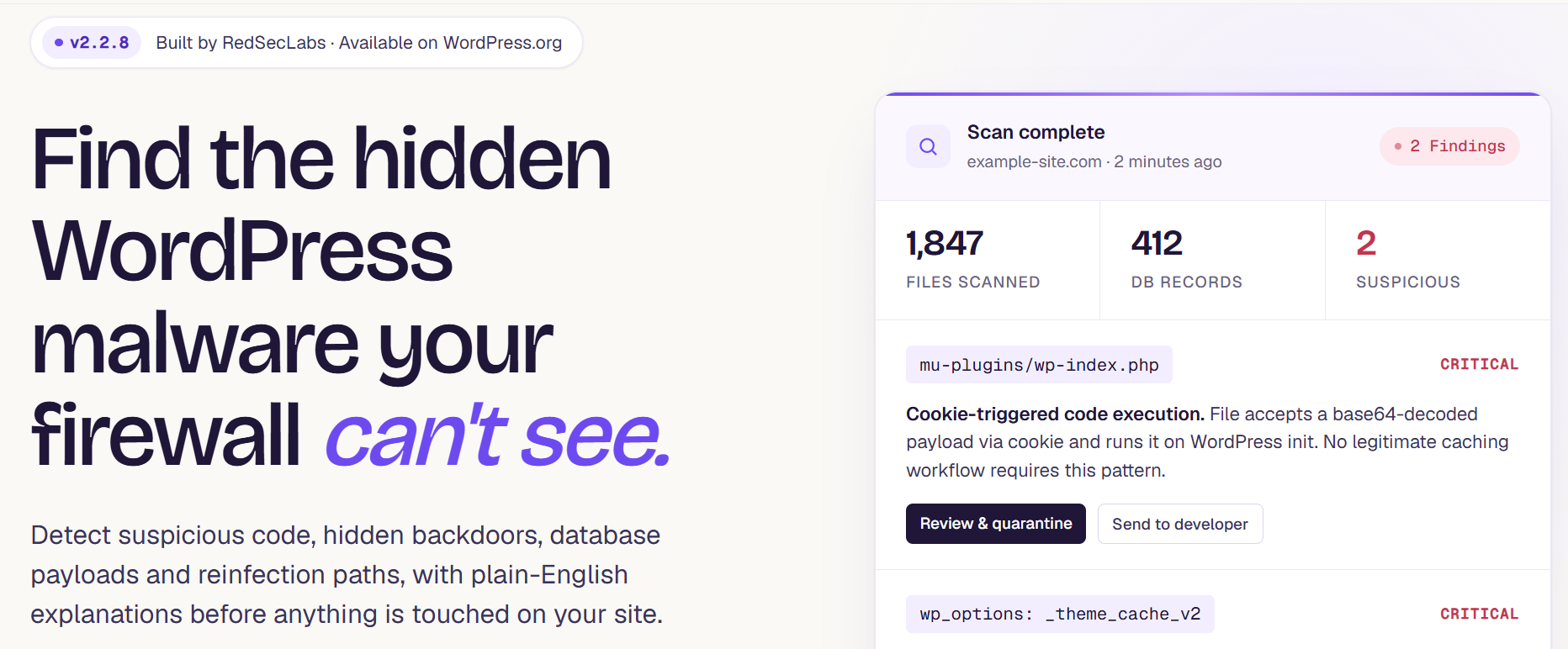 Guardian Gaze WordPress Security Plugin gallery image