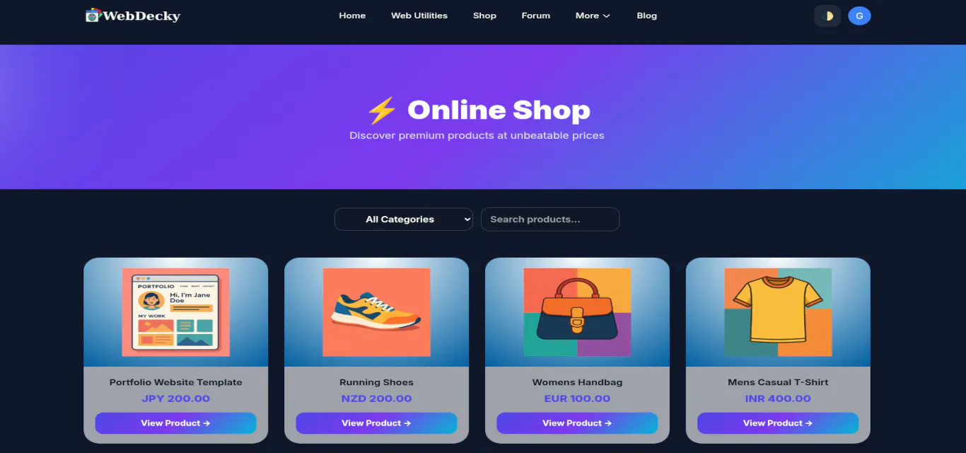 WebDecky – Sell & Buy Digital Products gallery image