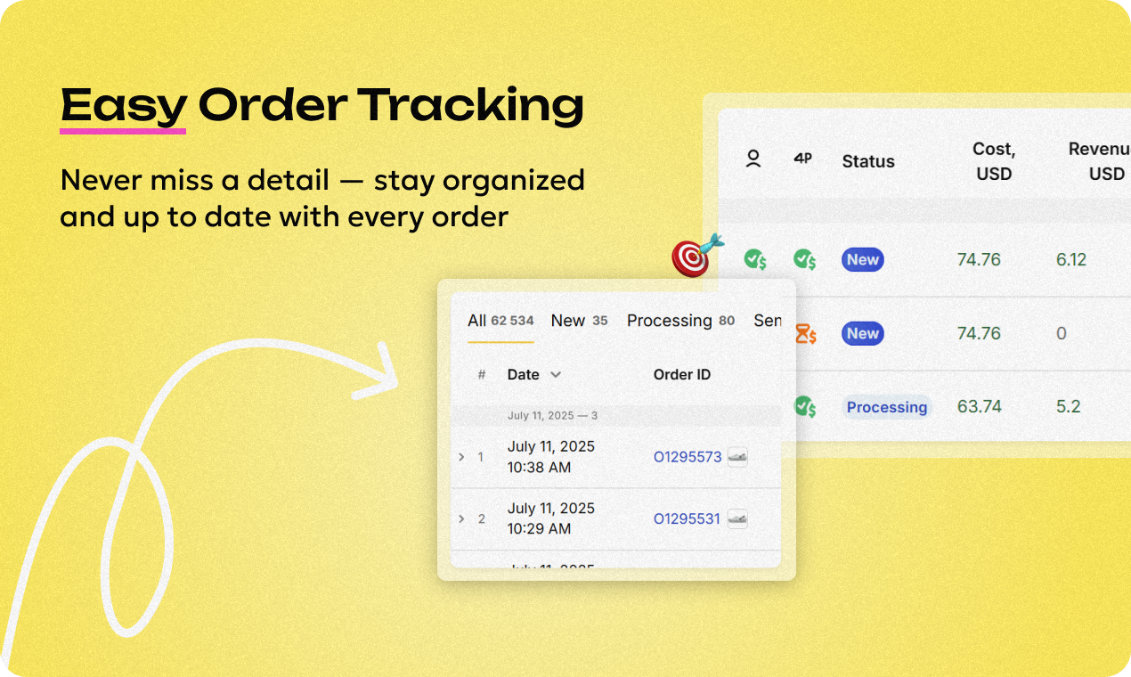 4 파트너 - 한 탭에서 Dropshipping Store를 구축, 관리 및 성장시킵니다. 미디어 6