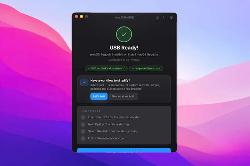 macOStoUSB screenshot 4