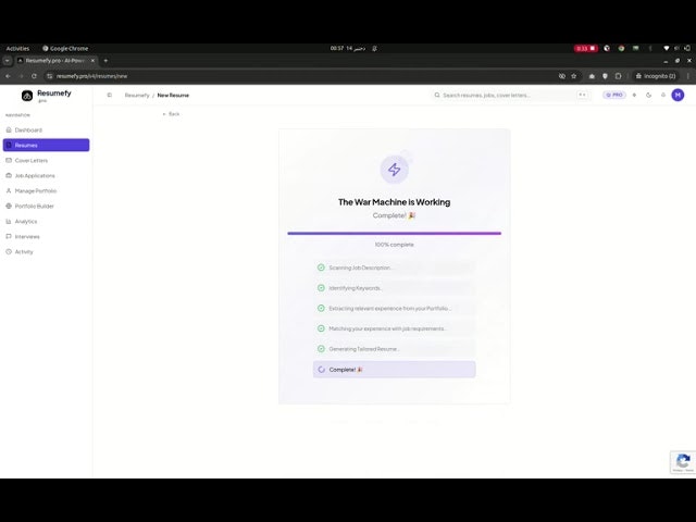 Resumefy.pro gallery image