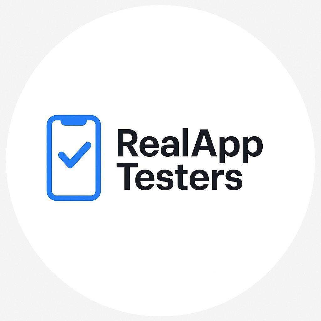 RealAppTesters - Product Hunt launch logo and brand identity