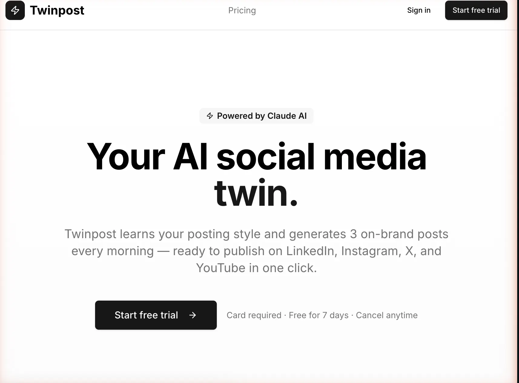 Banner del producto Twinpost