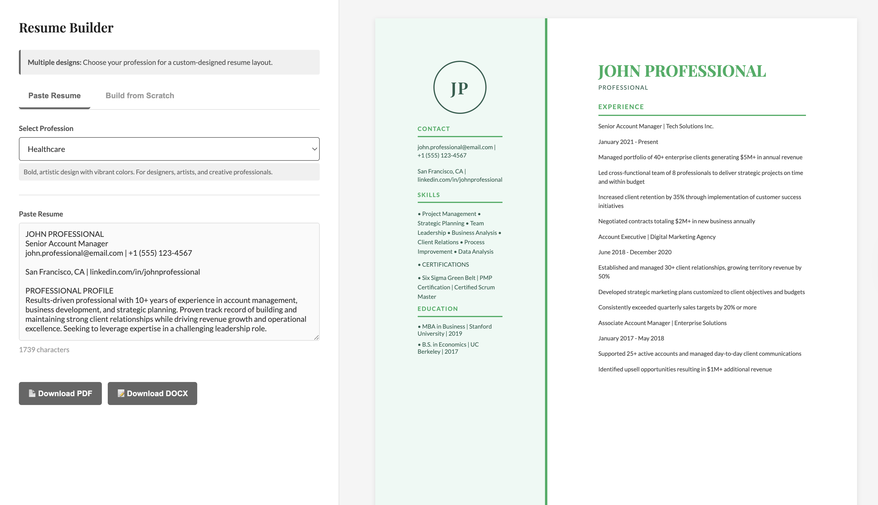 ResumeBuildFlo - Resume Builder gallery image