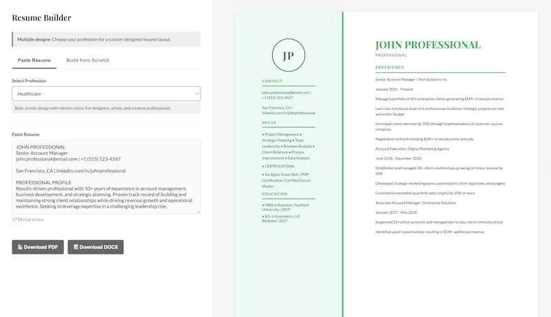 ResumeBuildFlo - Resume Builder screenshot 2