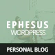 Ephesus Personal Blog WordPress Theme