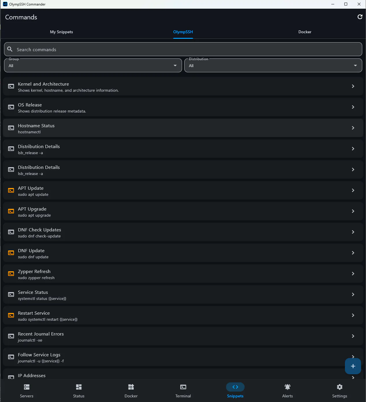 OlympSSH Commander gallery image