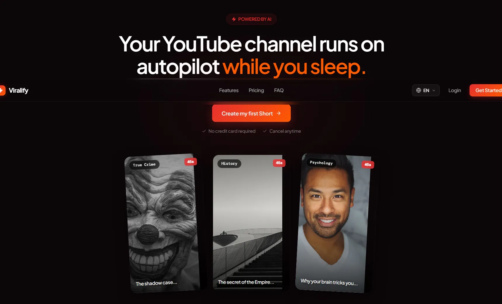 Viralify screenshot