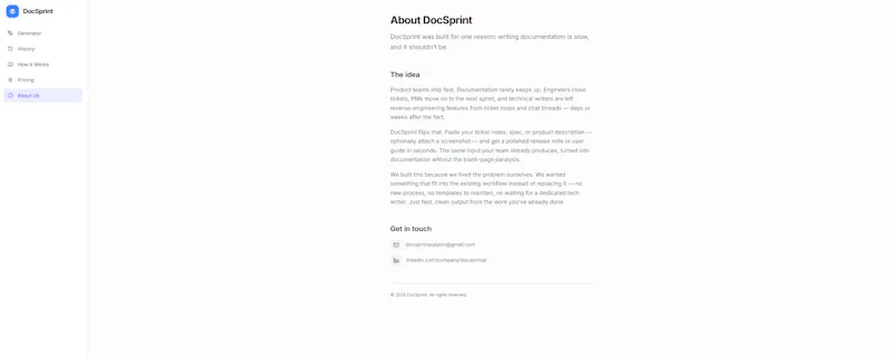 DocSprint screenshot 8