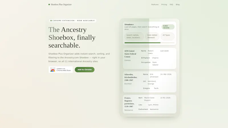Shoebox Plus Organizer screenshot 1