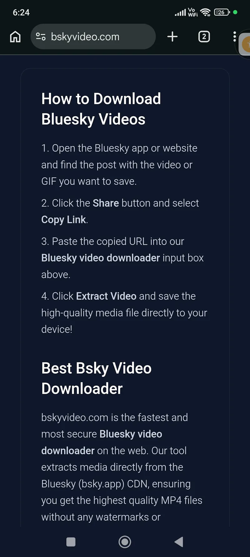 bskyvideo.com screenshot 1