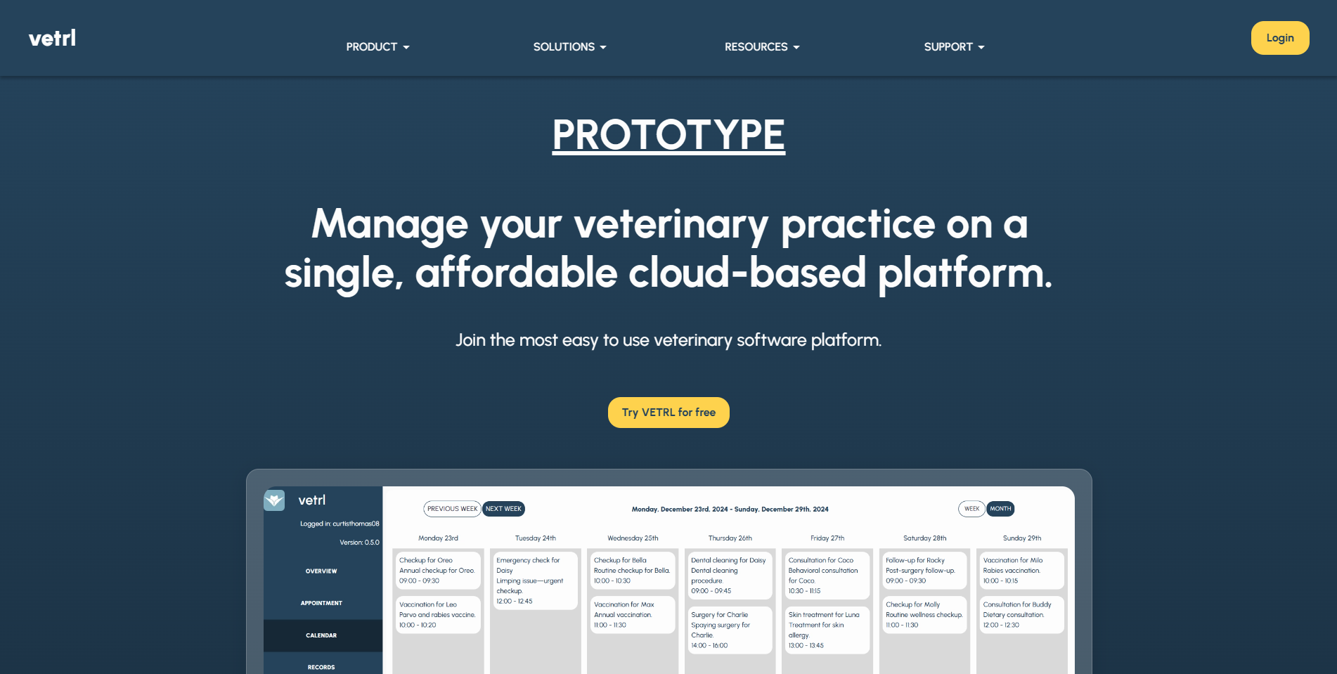 VETRL - Cloud bases veterinary software platform media 2