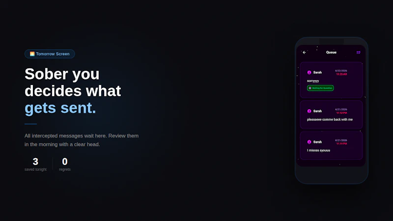 TextHerTomorrow screenshot 4