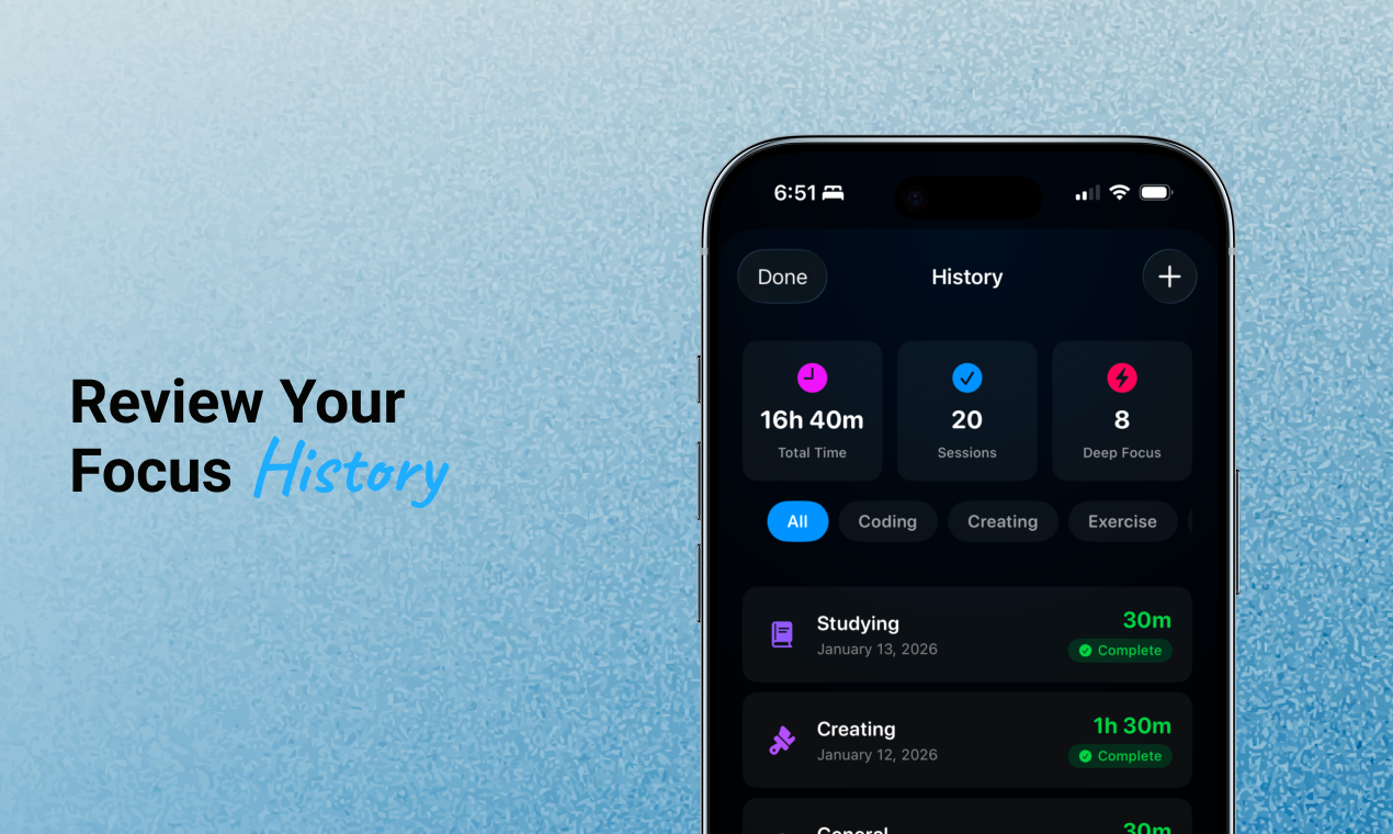 Distant: Focus Timer - Screenshot 5 showing product features and functionality
