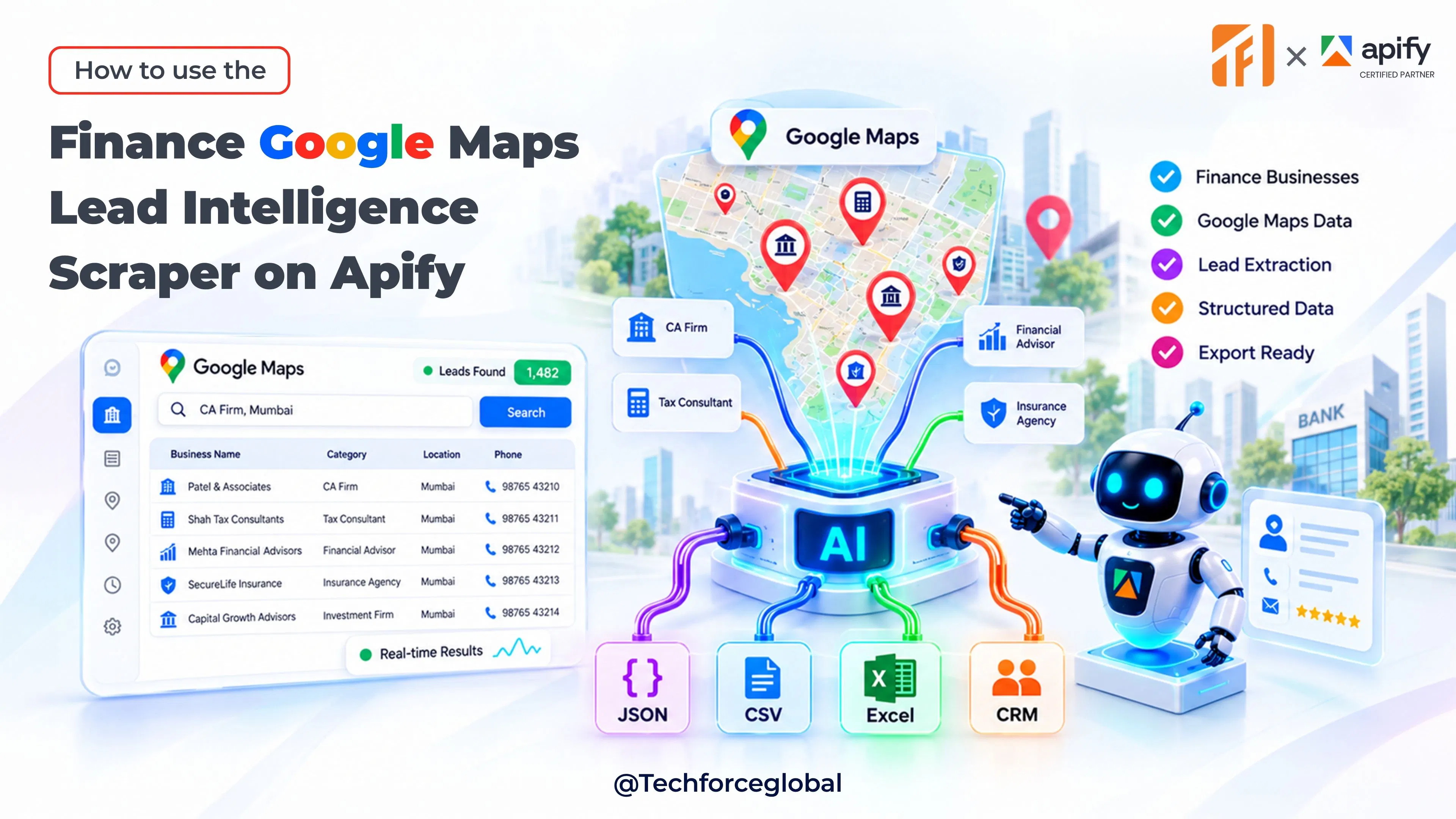 Finance Google Maps Lead Intelligence