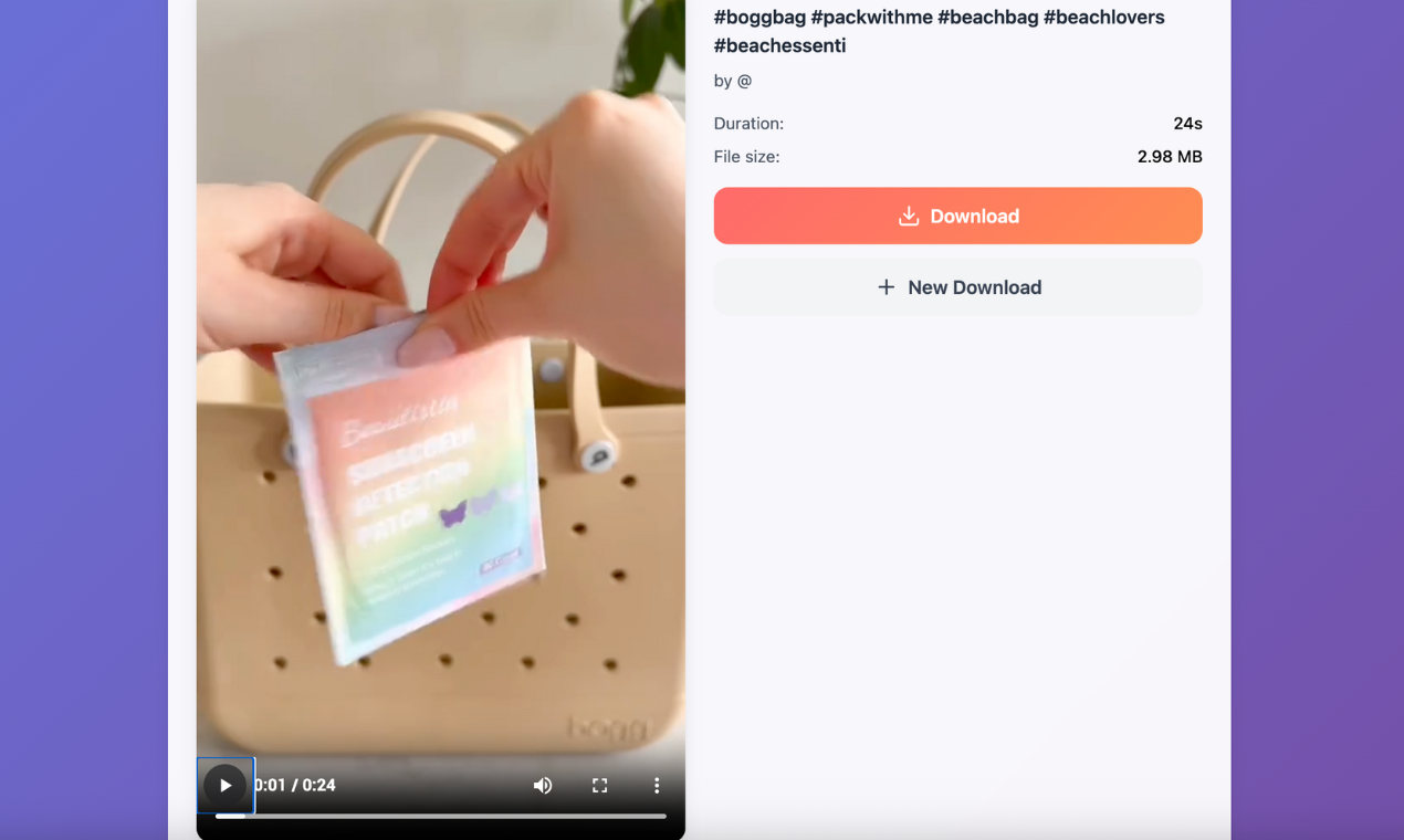 Downloadtikvideo - Download gratuito video tiktok senza filigrana media 3