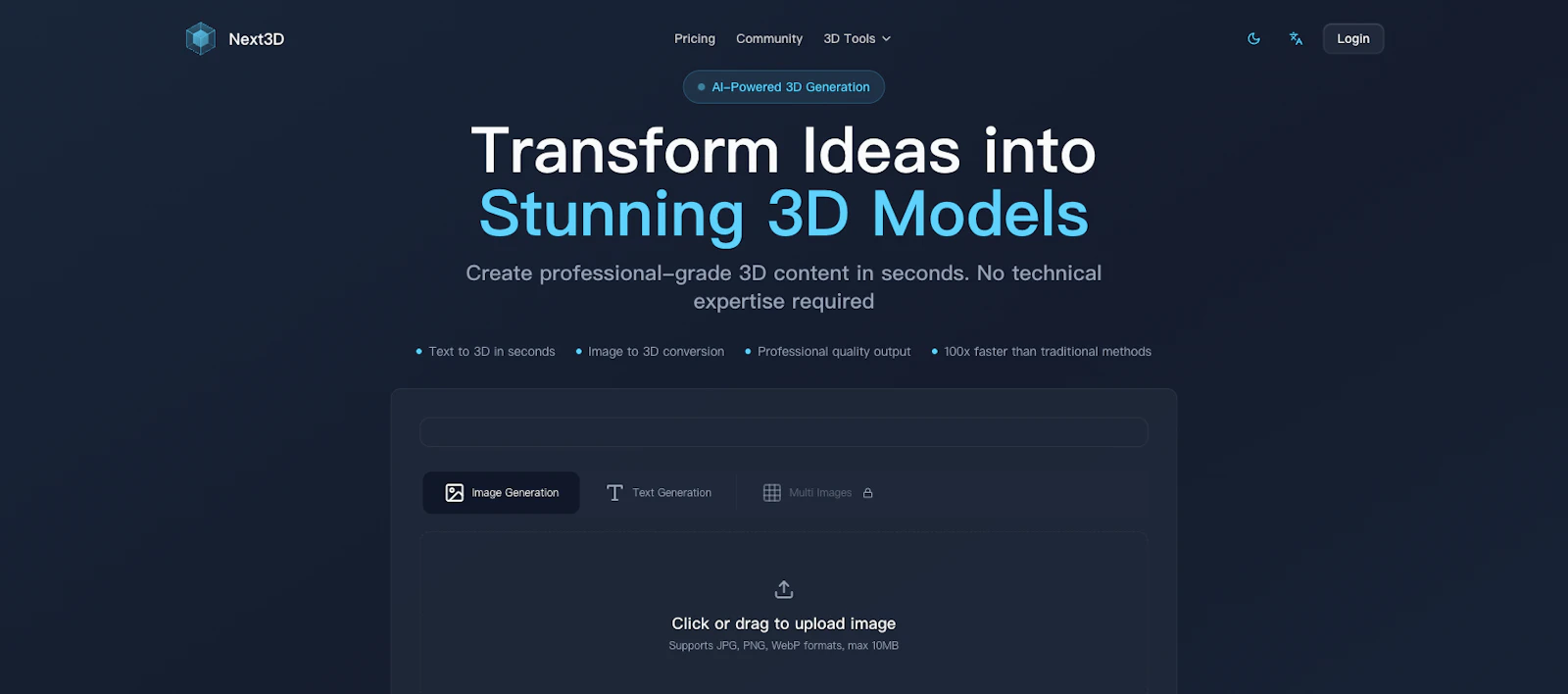 Next3D - AI 3D Model Generator screenshot 2