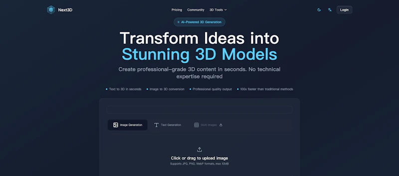 Next3D - AI 3D Model Generator screenshot 2
